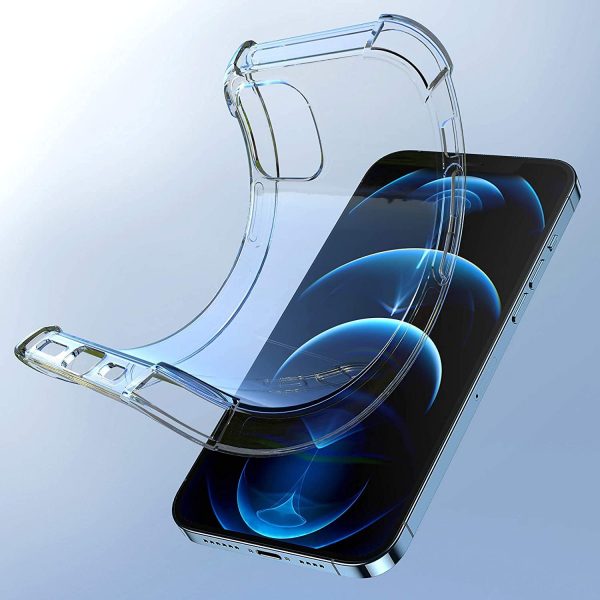 Luxusný silikónový obal pre iPhone 13 Pro, transparentný