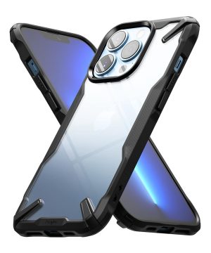 Luxusný nárazuvzdorný kryt pre iPhone 13 Pro Max, FuxionX, čierny