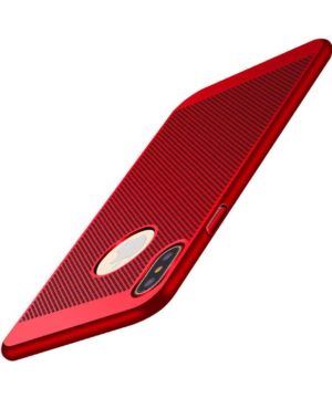 Štýlový kryt pre iPhone X v červenej farbe