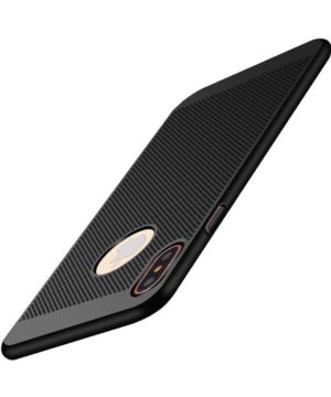 Štýlový kryt pre iPhone X v čiernej farbe