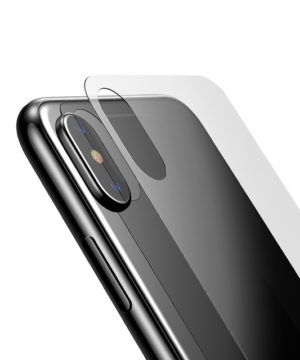 Tvrdené ochranné sklo na zadnú časť iPhonu X - transparent