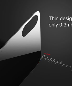 Alternative view of Tvrdené ochranné sklo na zadnú časť iPhonu X - biela farba