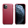 Kožený kryt pre iPhone 11 PRO, Real Leather RED