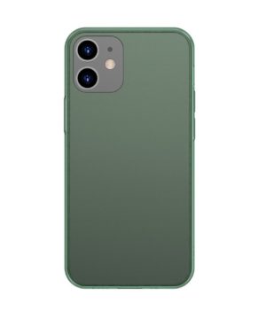 Sklenený obal pre iPhone 12 PRO MAX v matnej tmavo zelenej farbe