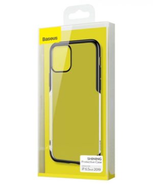 Luxusné ochranné silikónové puzdro pre iPhone 11 Pro MAX v čiernej farbe – Obrázok 3