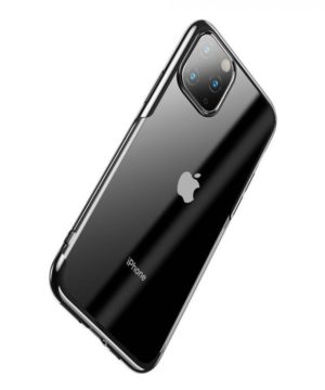 Luxusné ochranné silikónové puzdro pre iPhone 11 Pro MAX v čiernej farbe – Obrázok 4