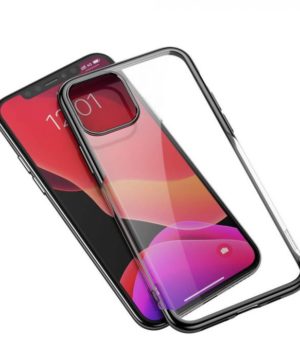 Luxusné ochranné silikónové puzdro pre iPhone 11 Pro MAX v čiernej farbe – Obrázok 5