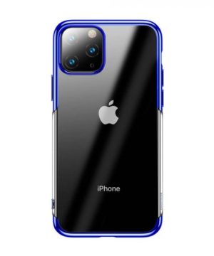 Ochranné silikónové puzdro pre iPhone 11 Pro MAX v modrej farbe