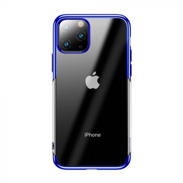 Ochranné silikónové puzdro pre iPhone 11 Pro MAX v modrej farbe