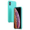 Ochranný kryt pre iPhone XS, Liquid Silicone Blue