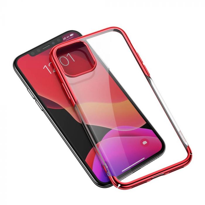 Luxusné puzdro pre iPhone 11 Pro MAX Glitter Red – Obrázok 4