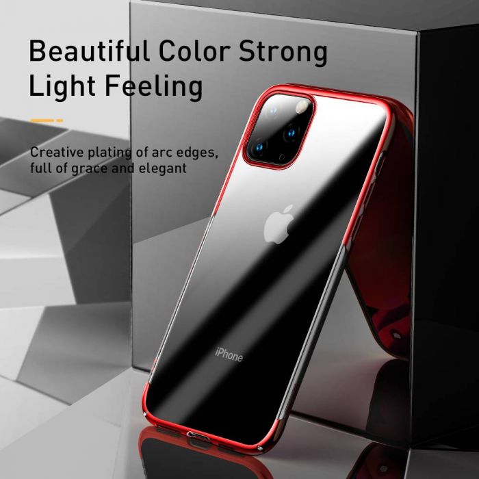 Luxusné puzdro pre iPhone 11 Pro MAX Glitter Red – Obrázok 5