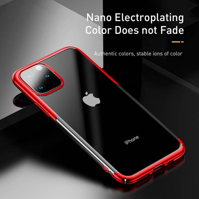 Luxusné puzdro pre iPhone 11 Pro MAX Glitter Red – Obrázok 6