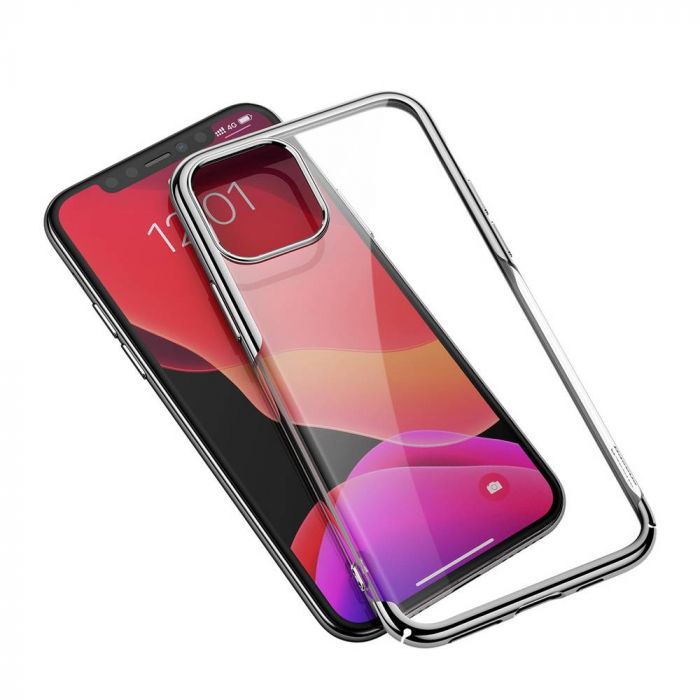 Luxusné puzdro pre iPhone 11 Pro MAX Glitter Silver – Obrázok 5