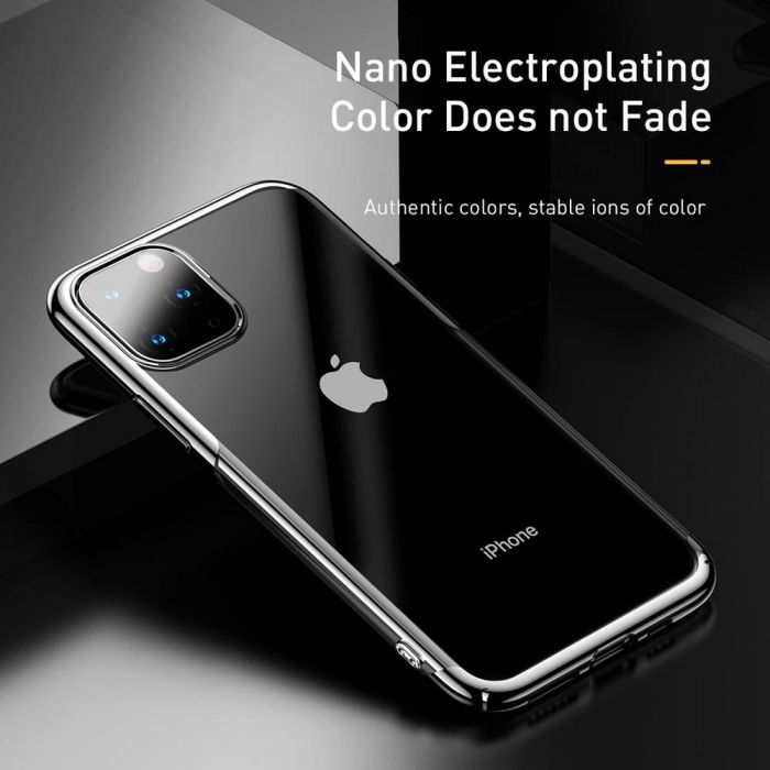 Luxusné puzdro pre iPhone 11 Pro MAX Glitter Silver – Obrázok 4