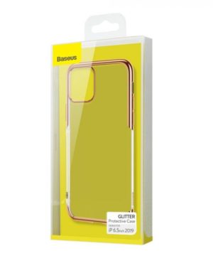 Luxusné puzdro pre iPhone 11 Pro MAX v lesklej ružovo zlatej farbe – Obrázok 3