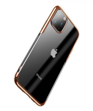Luxusné puzdro pre iPhone 11 Pro MAX v lesklej ružovo zlatej farbe – Obrázok 4