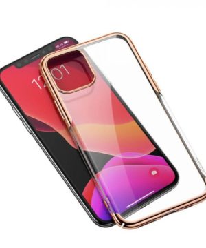 Luxusné puzdro pre iPhone 11 Pro MAX v lesklej ružovo zlatej farbe – Obrázok 5