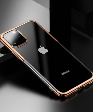 Luxusné puzdro pre iPhone 11 Pro MAX v lesklej ružovo zlatej farbe – Obrázok 9