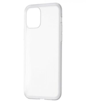 Luxusné ochranné puzdro pre iPhone 11 Pro MAX Jelly Liquid Silica Gel v transparentnej bielej farbe – Obrázok 4