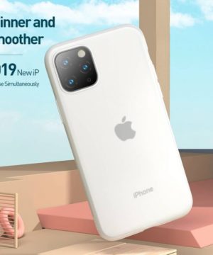Luxusné ochranné puzdro pre iPhone 11 Pro MAX Jelly Liquid Silica Gel v transparentnej bielej farbe – Obrázok 7