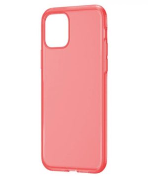 Luxusné ochranné puzdro pre iPhone 11 Pro MAX Jelly Liquid Silica Gel v transparentnej červenej farbe – Obrázok 4