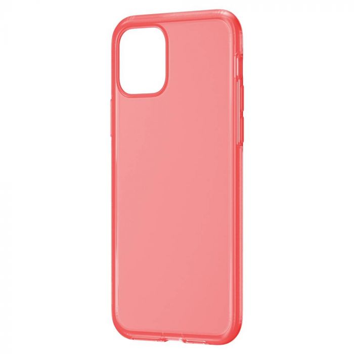 Luxusné ochranné puzdro pre iPhone 11 Pro MAX Jelly Liquid Silica Gel v transparentnej červenej farbe – Obrázok 4