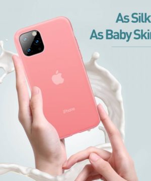 Luxusné ochranné puzdro pre iPhone 11 Pro MAX Jelly Liquid Silica Gel v transparentnej červenej farbe – Obrázok 11