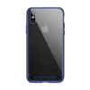Sklenený obal pre iPhone X v modrej farbe