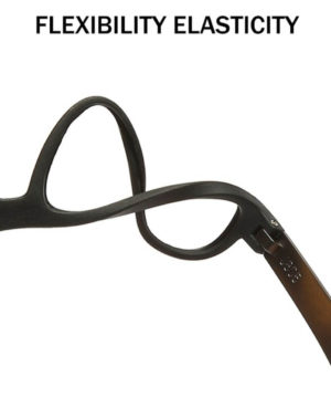 Štýlové vintage okuliare na nočnú jazdu s pružným odolným rámom
