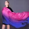 Veľký hodvábny šál v dvoch farbách - vzor 2, 180 x 110 cm