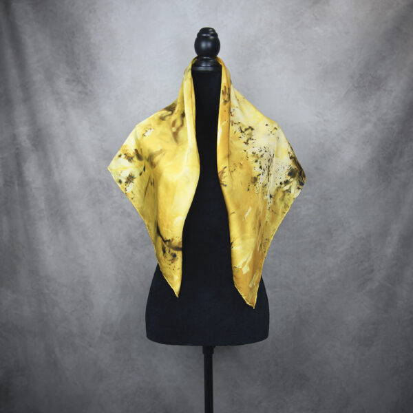 Luxusná hodvábna šatka LIMITED_075, Výroba na Slovensku, 90 x 90cm - Image 3