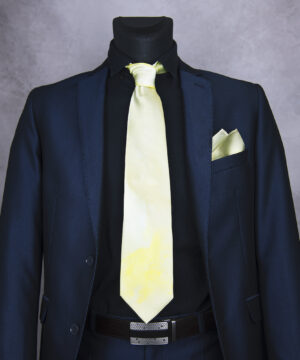 Luxusná hodvábna kravata + vreckovka LIMITED_04, Výroba na Slovensku