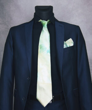 Luxusná hodvábna kravata + vreckovka LIMITED_09, Výroba na Slovensku