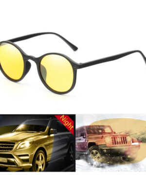 Polarizované okuliare pre šoférov a na šport s okrúhlym rámom