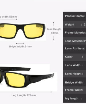 Štýlové polarizované okuliare pre šoférov s dizajnovým prevedením