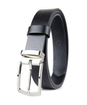 Luxusný kožený opasok SILVER RIDE, šírka 3.3cm, Slovenská výroba