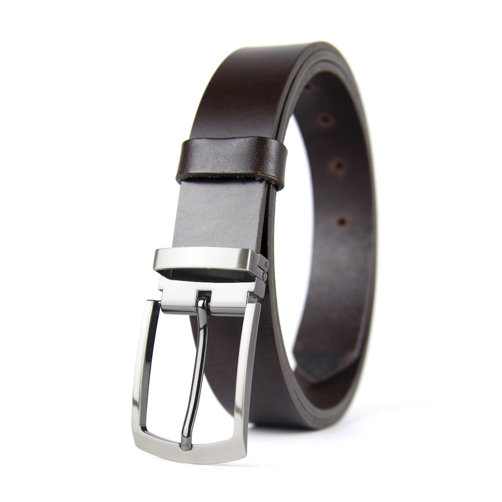 Luxusný kožený opasok GUN RIDE, šírka 3.3cm, Slovenská výroba – Obrázok 4