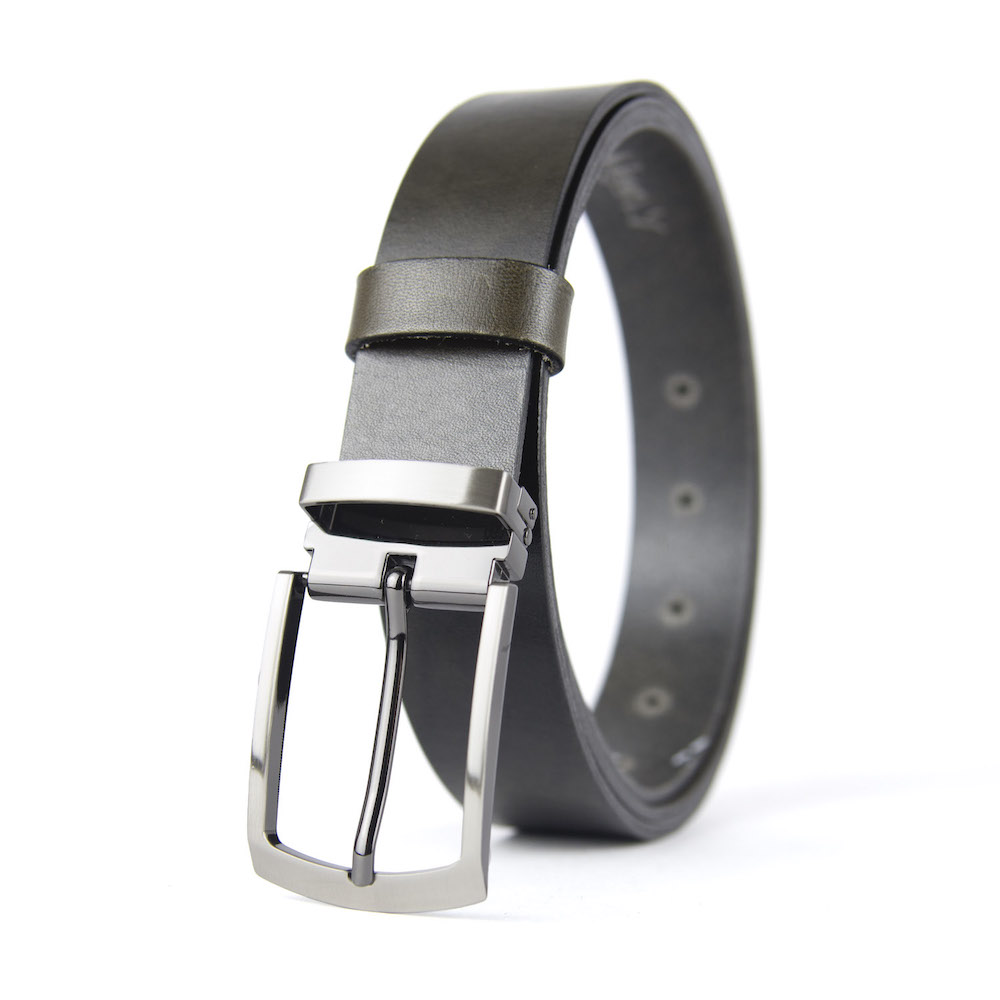 Luxusný kožený opasok GUN RIDE, šírka 3.3cm, Slovenská výroba – Obrázok 3