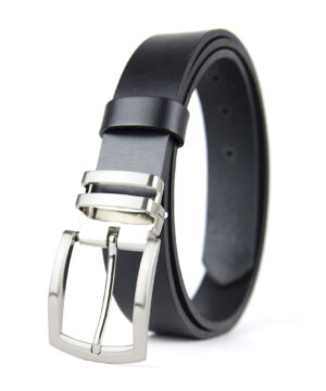 Luxusný kožený opasok DUAL, šírka 3.3cm, Slovenská výroba