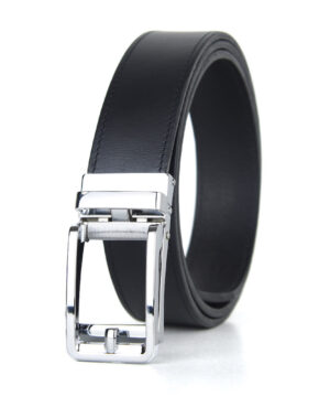 Luxusný kožený opasok s automatickou prackou SILVER BELT