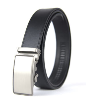 Luxusný kožený opasok s automatickou prackou CANISTER