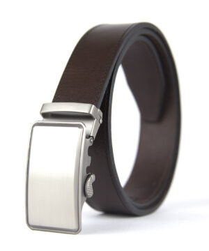 Alternative view of Luxusný kožený opasok s automatickou prackou CANISTER