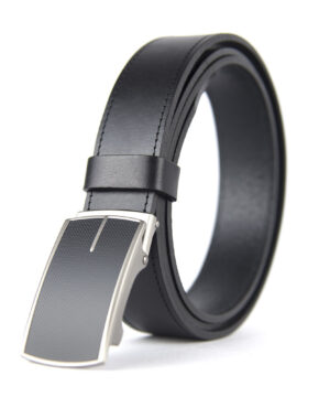 Luxusný kožený opasok s brzdou, šírka 3.5cm, POWER