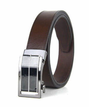 Alternative view of Luxusný kožený opasok s automatickou prackou BLACK ROPES