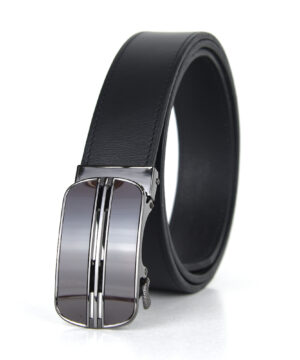 Luxusný kožený opasok s automatickou prackou BROWN VIPER