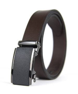 Alternative view of Luxusný kožený opasok s automatickou prackou SANDPAPER