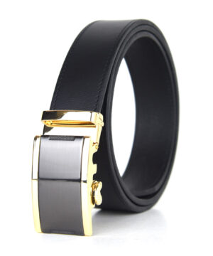 Luxusný kožený opasok s automatickou prackou LUXURY