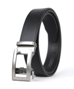 Luxusný kožený opasok s automatickou prackou NICKEL ELEGANT