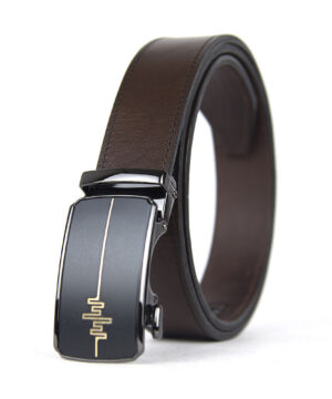 Alternative view of Luxusný kožený opasok s automatickou prackou PULSE